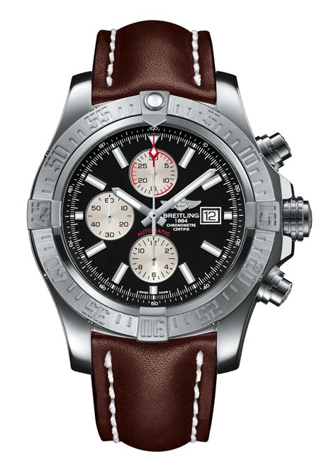 breitling super avenger ii leather strap|breitling super avenger strap.